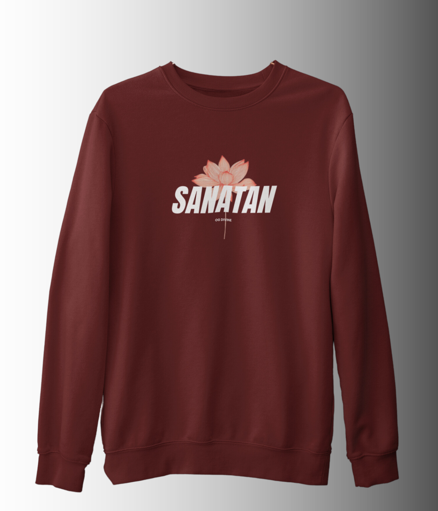 Blooming Lotus Oversized Sweatshirt