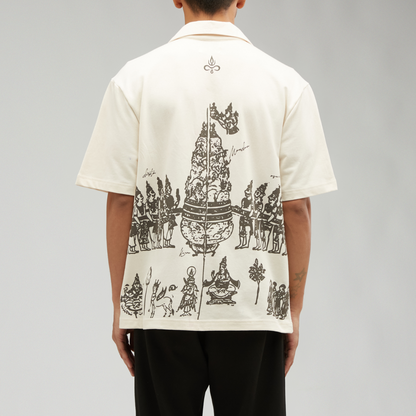 Samudra Manthan Oversized Bowling Shirt