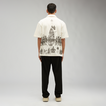 Samudra Manthan Oversized Bowling Shirt