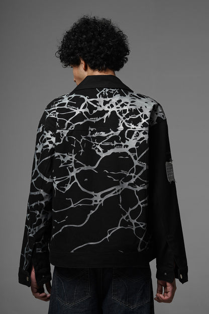 Branches of Thoughts Denim Jacket