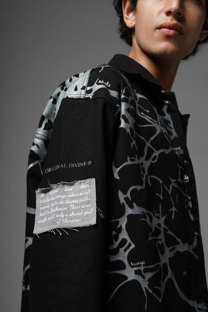 Branches of Thoughts Denim Jacket