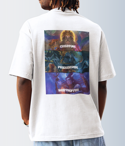 Divine Trinity Oversized Tee